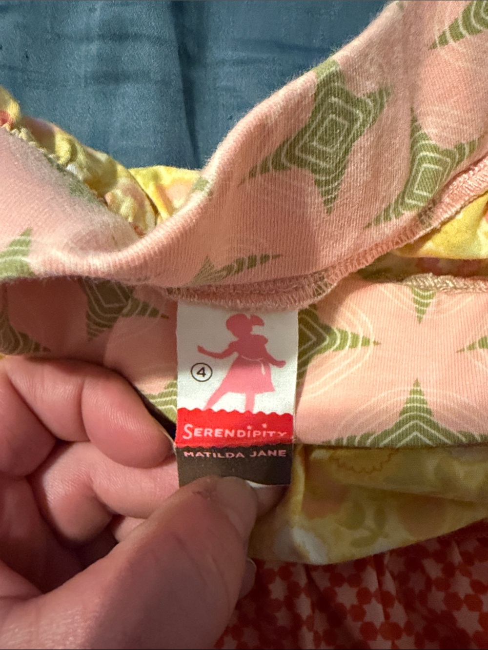 Matilda Jane Multicolor Tiered Floral Skirt - Pink, Yellow & Red - Picture 2 of 4